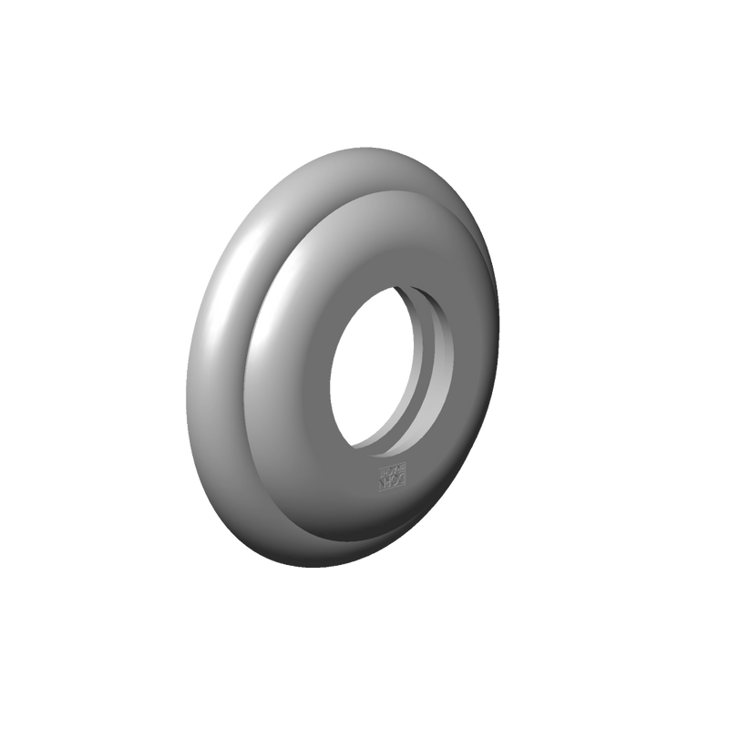 Dornbracht - Rosette Ersatzteile 092735003 D. 55 x D. 27 x 10 mm platin