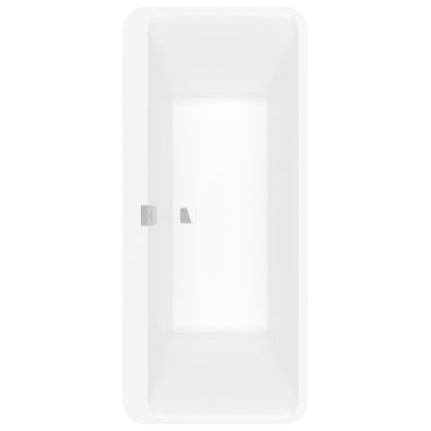 VILLEROY & BOCH - BW Squaro Edge 12 1800x800x620mm Duo freist. ColourOnDemand Stone White