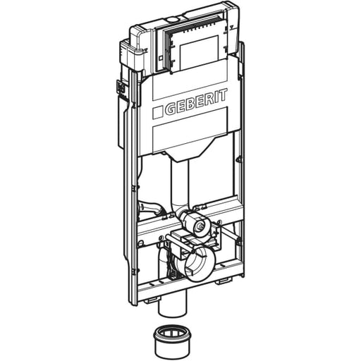 Geberit Vertriebs - GIS Element f. WWC, 114 cm, mit Sigma UP-SPK 12cm u. Power & Connect Box