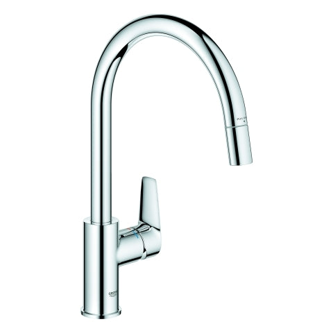 Grohe - EH-Spültischbatterie BauEdge 30536 hoher Auslauf azb. Laminarbrause chrom