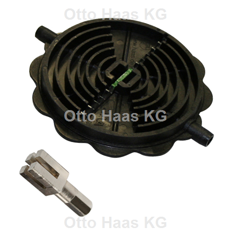 Otto Haas KG - Multi-Rohrentgrater und Anfaser DN32-110 mit Ratschenadapter
