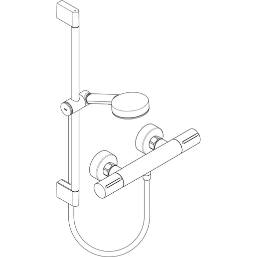 Hansgrohe - Brausesystem Pulsify Select S 105 3j Eco Relaxation Ecostat Element 650mm MSW