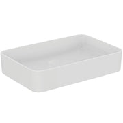 Ideal Standard - Schale CONCA, o.Hl., o.Ül., eckig, 600x400x110mm, Weiß mit IdealPlus