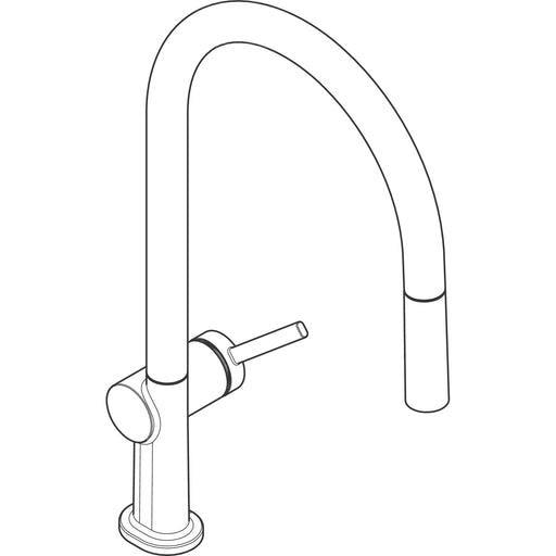 Hansgrohe - Spültischmischer 210 TALIS M54 Ausziehbrause 2jet chrom
