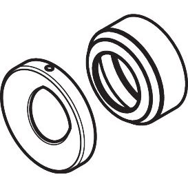 Hansgrohe - Rosette AXOR Massaud Waschtisch- mischer chrom