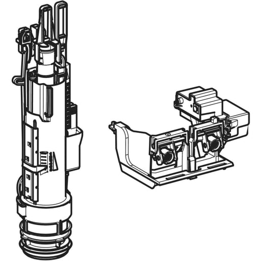 Geberit Vertriebs - Hebevorr. und Steuereinh. für Taster Funk, 3-4,1V, für Sigma UP-SPK 12cm