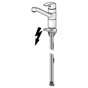 Hansa Armaturen - EHM Küchenarm., ND HANSAPINTO 4538 Ausld. 213 mm DN15 chr