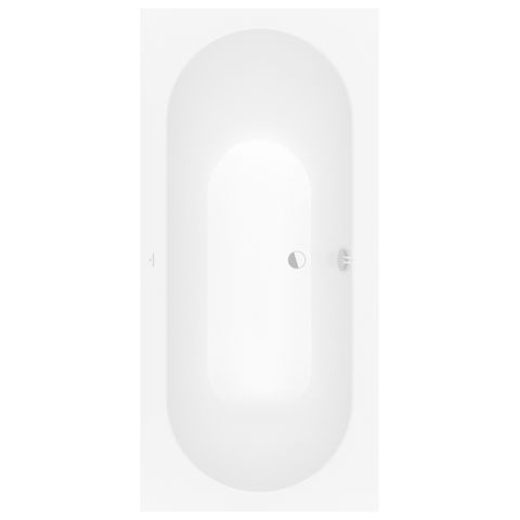 VILLEROY & BOCH - Badewanne Oberon 1900x900x505mm Duo Rechteck Stone White