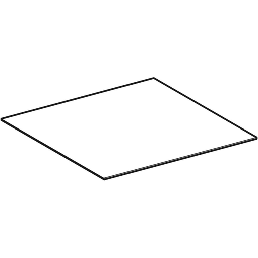 Geberit Vertriebs - Abdeckpl. oben mit Glas, Lava, ACANTO zu Seitenschrank Art.-Nr.: 500.618.JK.2