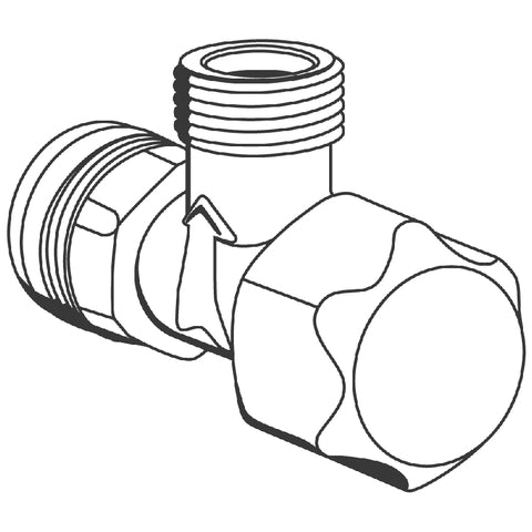 Grohe - Eckventil 42695 für Eurodisc SE und Europlus E chrom