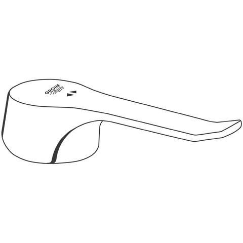 Grohe - Hebel 46259 L:120mm für Euroeco Special Wandbatterie chrom