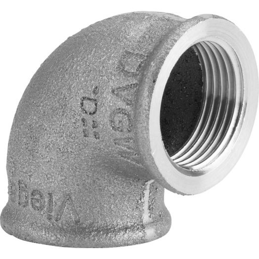 Viega - Bogen 90 Grad 3090 3/8 IG x 3/8 IG Rotguss