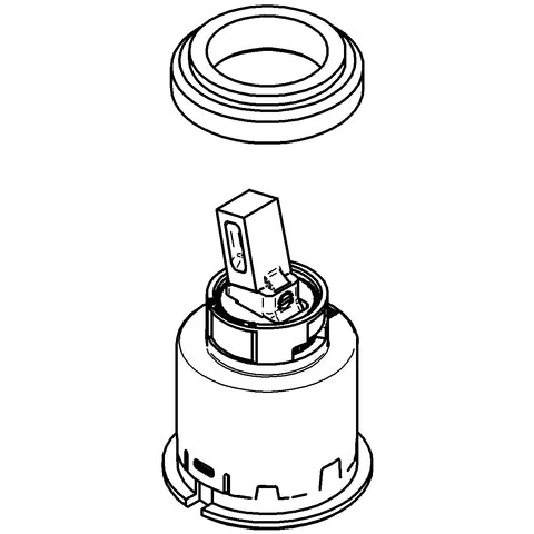 Grohe - Kartusche 440999 Keramik mit Ecom-Funkt. für Eichelb.Armat.(Variomix)