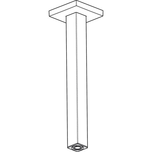 Hansgrohe - Deckenanschluss E 300mm mattschwarz