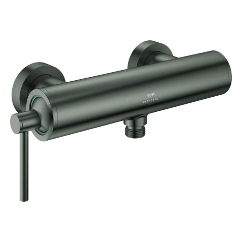 Grohe - Einhand-Brausebatterie Atrio 24366 Wandmontage hard graphite geb
