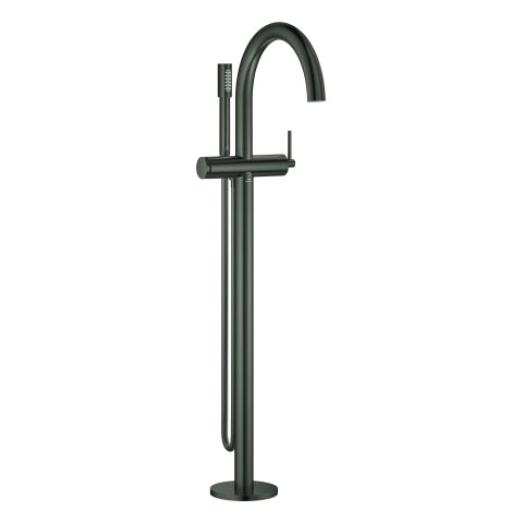 Grohe - EH-Wannenbatterie Atrio 24368 FMS Bodenmontage hard graphite gebürstet