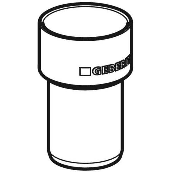 Geberit Vertriebs - Silent-PP Anschlussstutzen d50/58 390281141
