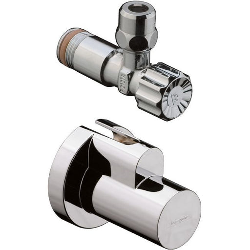 Hansgrohe - Eckventil mit Schuber 13954800 edelstahl