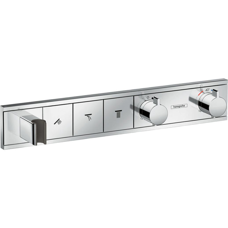Hansgrohe - Thermostat Unterputz RAINSELECT Fertigset 3 Verbraucher chrom
