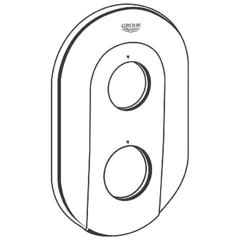 Grohe - Rosette 47526 chrom