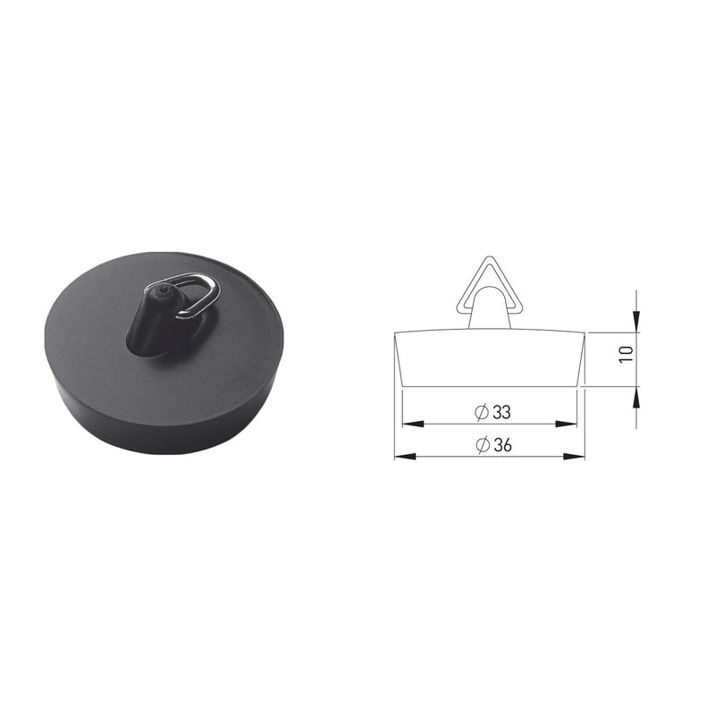 Adolf Schmidt - Ventilstopfen 38,5mm mit Dreikantbügel
