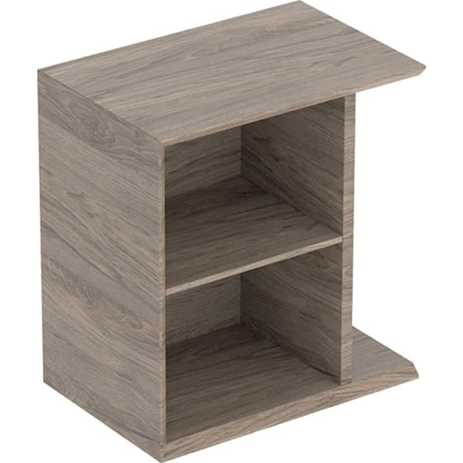 Geberit Vertriebs - iCon Seitenelement mit Staubox wandh. 37x40x24,5cm, Nussbaum hickory