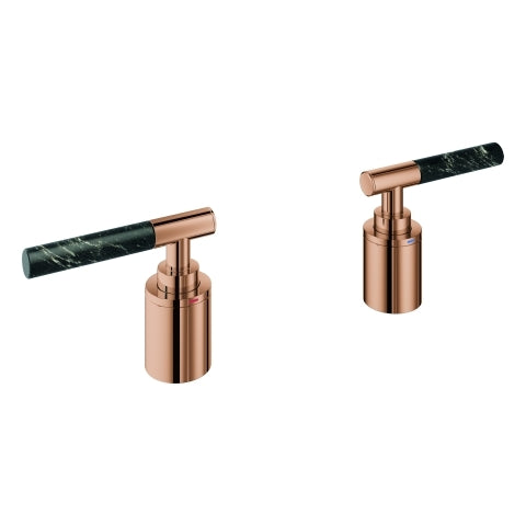 Grohe - Hebelgriffe Atrio Private C. 48465 Vanilla Noir Caesarstone warm sunset