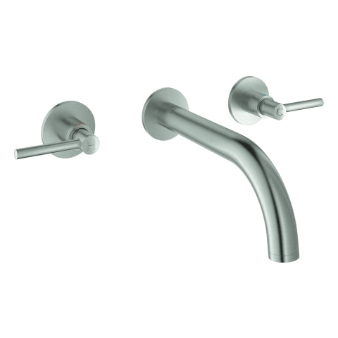Grohe - 3-Loch-WT-Batterie Atrio 20662 Fertigmontageset Hebelgriff supersteel