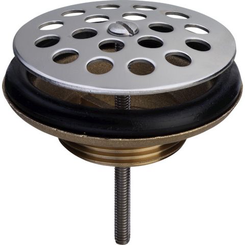 Viega - Ablaufventil 7121 11/2 x 80mm Chromnickelstahl