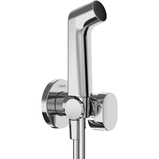Hansgrohe - Handbrause Bidette S f.Kaltwasser m. Schlauch 1250mm und Porter chrom