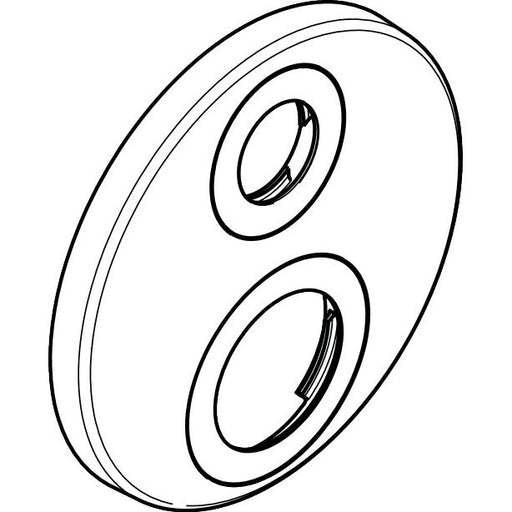 Hansgrohe - Rosette METRIS Thermostat Unterputz mit Ab- und Umstellventil chrom