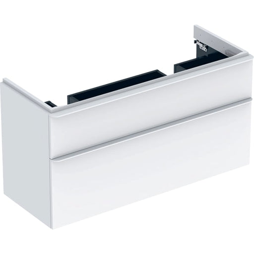 Geberit Vertriebs - Smyle Square Unterschrank für DWT m. 2 Schubladen, 118,4x61,7x47cm, weiß
