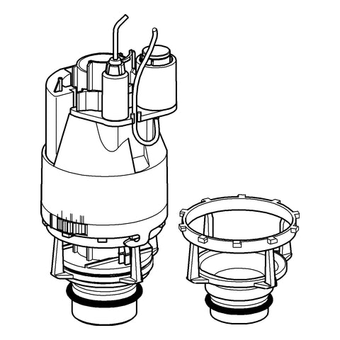 Grohe - Ablaufventil Dual Flush 42265 für Spülkasten pneumat. Betät. 0,82m 3 / 6 l