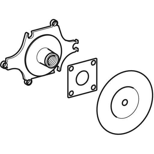 Geberit Vertriebs - MeplaFix Armaturenanschluss universal für Trockenbau gerade (Rg)