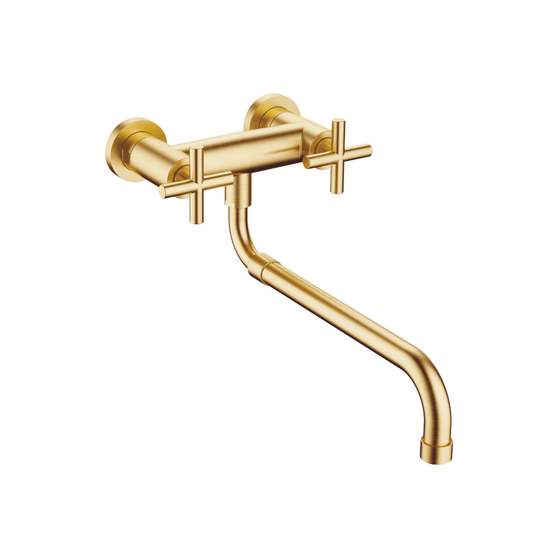 Dornbracht - Wand-Brückenbatt. TARA 31151892 messing gebürstet