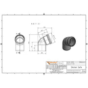 Gebr. Ostendorf - Safe Bogen DN/OD78 67Grad