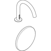 Hansgrohe - Waschtischmischer Elektronik AXOR Uno mattschwarz