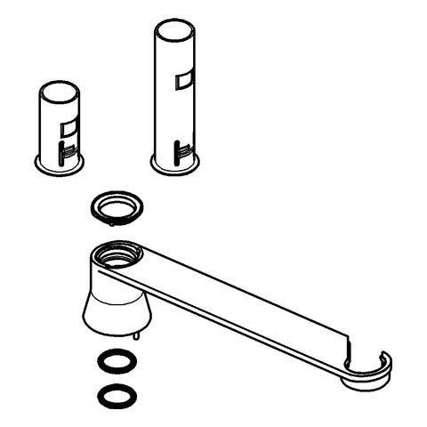 Grohe - Halter für Spülbrause 46734 chrom
