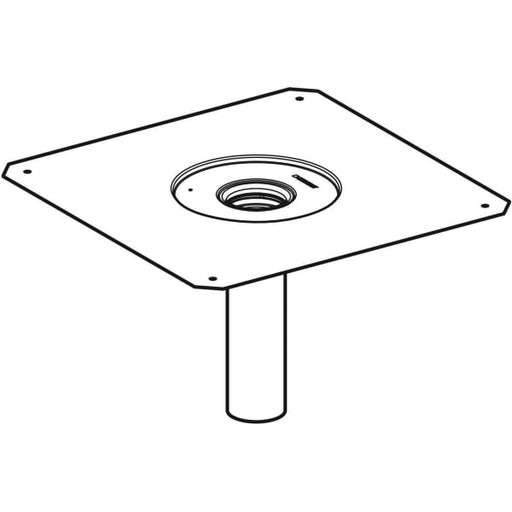 Geberit Vertriebs - Dampfsperrenanschluss PLUVIA d56 12l/s CrNi-Stahl 1.4301