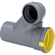 Viega - Abzweig 8092 DN100/80 Kunststoff grau