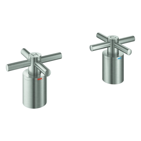 Grohe - Kreuzgriff ATRIO 18033 2 STK supersteel