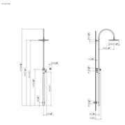 Dornbracht - Duschst. m. Br.-EHM META 26024661 platin