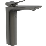 Ideal Standard - WT-Armatur CONCA, m.verl.Sockel, o.Ablgarn., Ausld.150mm, Magnetic grey