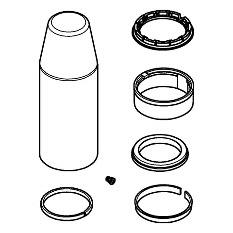 Grohe - Dichtungssatz 46429 fehgrau