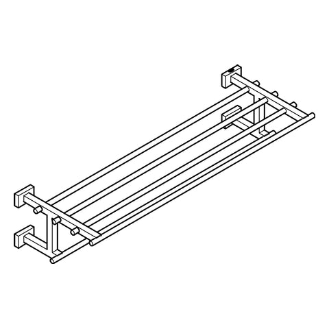 Grohe - Multi-Badetuchhalter ESSENTIALS CUBE 40512 558mm Metall chrom