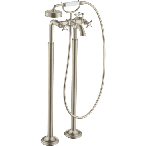 Hansgrohe - 2-Griff Wannenarmatur AXOR MONTREUX 16547820 brushed nick.m.Garn.f.Bodenmon