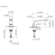Dornbracht - WT-Stand-Ausl. o. Ablaufgarn. CL.1 13714705 platin gebürstet