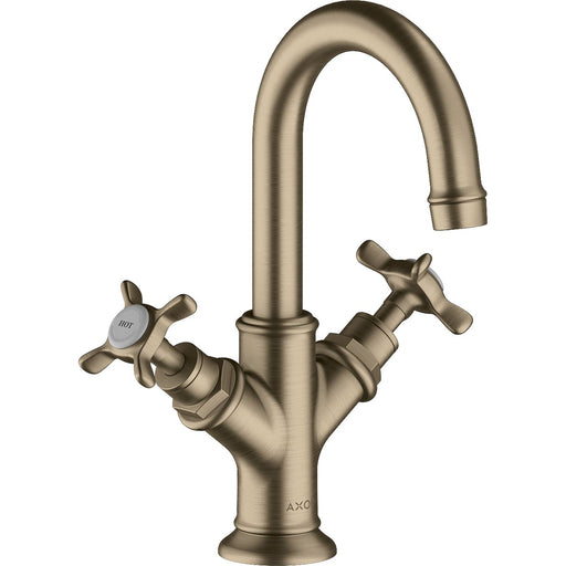 Hansgrohe - 2-Griff WT-Armatur AXOR MONTREUX 16505820 brushed nickel m.Ablaufgarnitur