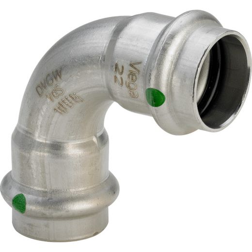 Viega - Bogen 90 Grad SANPRESS Inox 2316 18mm I/I Edelstahl