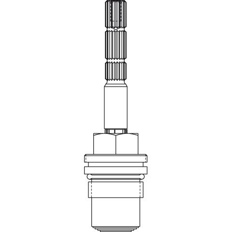 Ideal Standard - JADO Keramikoberteil G1/2, H960521NU linksschließend